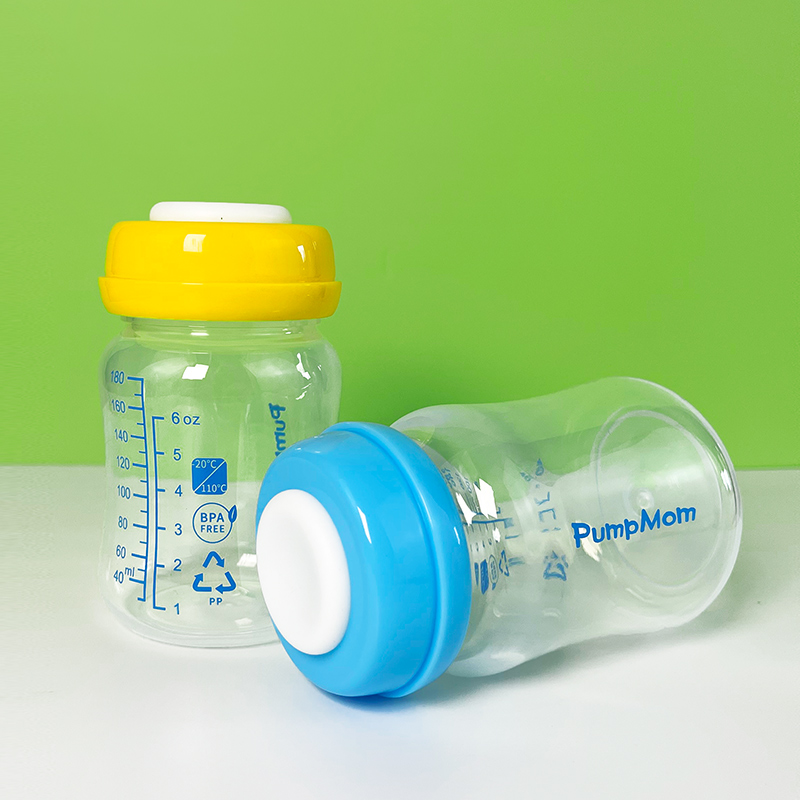 Breast milk storage bottles